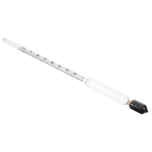 VILLCASE Petroleum Hydrometer Liquid Density Measuring Tool for Accurate Specific Testing Oil Mud and Chemical for Laboratory and Industrial Use