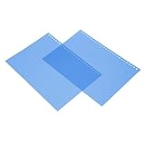 50er-Pack B5-Berichtshüllen mit 26 Löchern, Transparent, Mattiert, PP-Kunststoff-Binderhüllen, Bunte Buchumschläge – Langlebige und Stilvolle Präsentationslösung für Büro und