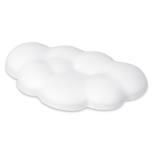 Repose-Poignet de Souris Cloud Avec Siège Inférieur Antidérapant - Pour Ordinateur de Bureau, Ordinateur Portable, École, Bureau, Maison