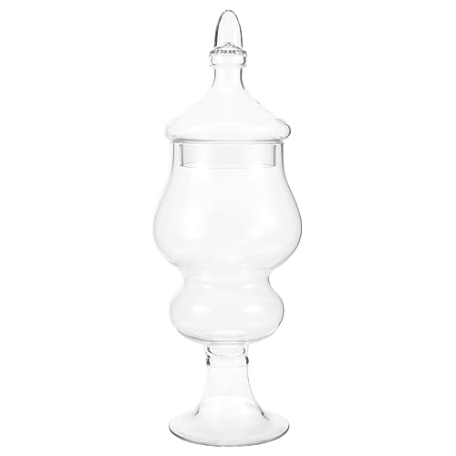 HOODANCOS Dried Fruit Holder Sugar Bowls with Lid Transparent Sugar Holder Sweets Container Glass