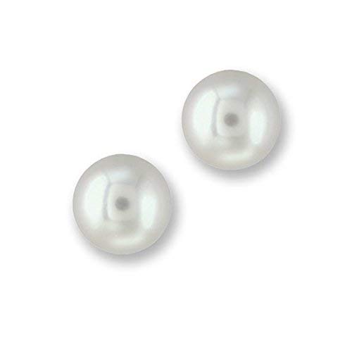 Boucles d'oreilles or blanc et perles d'exception Gemoro