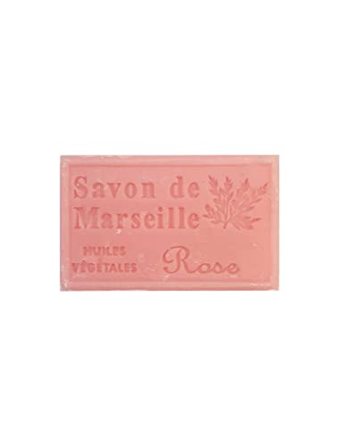Grenadine Boutique - Savons de Marseille Huile D'Olive Végétale BIO 125g - Rose