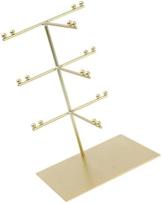 Eyeglasses Holder with Metal Frame Stylish Countertop Sunglass Organiser Stand Eyewear Storage and Display Rack Glasses Holder Stand