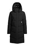 khujo Damen Winterjacke Graya Graya2 Wintermantel Mantel Kurzmantel Steppmantel (DE/NL/SE/PL, Alphanumerisch, L, Regular, Regular, 200 BLACK)