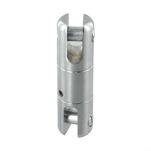 Conector giratorio de tracción de acero aleado para una gestión eficiente de la cuerda de alambre, adecuado para líneas de tracción (1T)