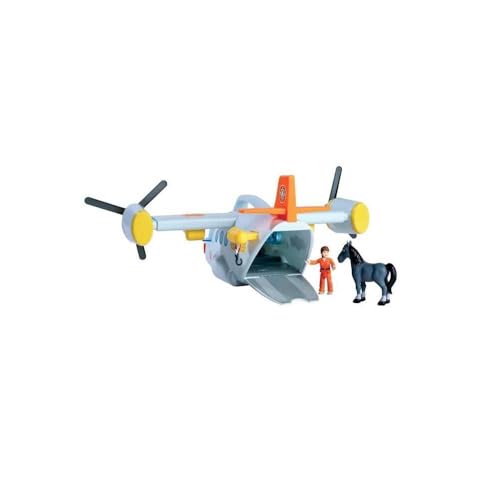 Avión de rescate Sam el Bombero con luces, el regalo de cumpleaños ideal para niños 7