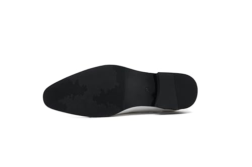 Image of DECARSDZ Mens Faux Patent Leather Classic Lace-up Formal Oxford Tuxedo Dress Shoes