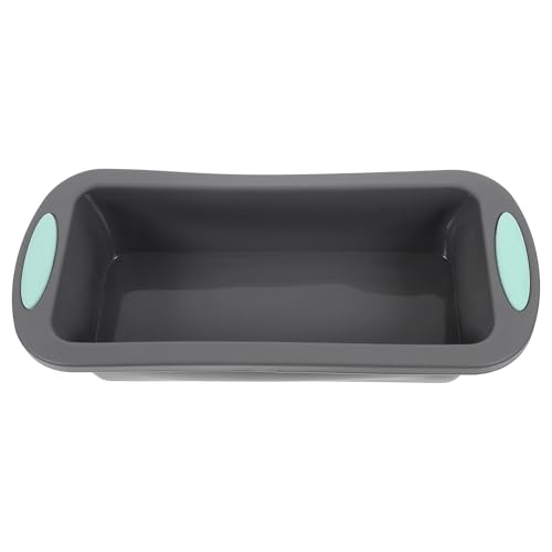 Kichvoe Molde de Silicona para Hornear Pan y Pasteles 9 Pulgadas, Molde Antiadherente con Marco Metálico Reforzado, Reutilizable, Resistente al Horno y Fácil de Limpiar para Uso en Cocina