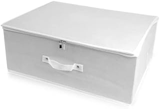 Wedcova UK White Wedding Dress Travel Box Breathable Bridal Dress Medium Size Storage Box Flight Cabin Size Box