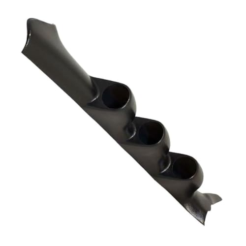 Aieosnif Black Triple Gauge 52mm Pillar ABS Plastic for Subaru for Impreza 2002-2007