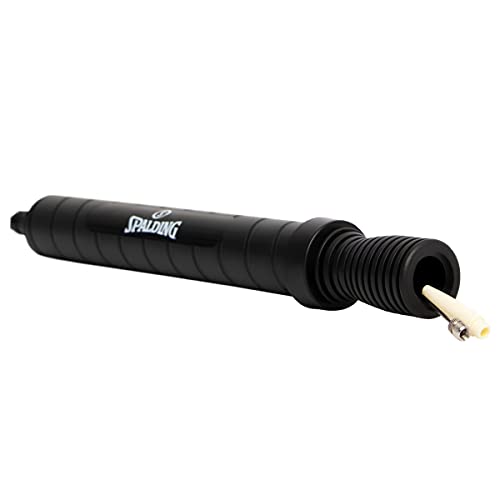 Image of Spalding Sports Ball Pump Kit | Ideal for Basketball, Volleyball, Football, Soccer Ball & Rugby Ball | Complete Hand Pump Kit with Needles