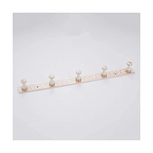 XAoSCd Ganchos para Abrigos, Ganchos De Aluminio con Espacio Tallado para Colgar En La Pared, para Baño, con Perforaciones Gratuitas, para Llaves Y Sombreros.,