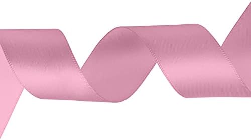 WedDecor Baby Blue Ribbon for Gift Wrapping, 23mm x 10 Metres Double Sided Polyester Satin Ribbon Roll for Christmas, Wedding, Crafting, Hair Bow, Sewing, Birthday Cake Decoration