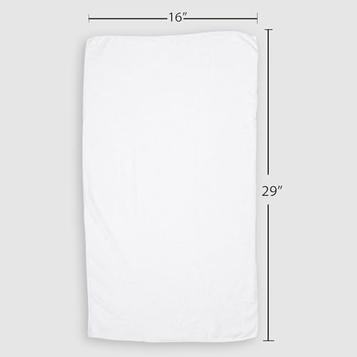 Fromm Softees Microfiber Hair Towels, Fast-Drying, 10-Pack, White - Image 5