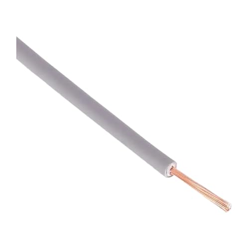 Cable 12V flexible de PVC gris conductor de cobre 24 AWG de 5 metros para tiras LED y automoción