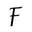 Initial F - 2 Carat