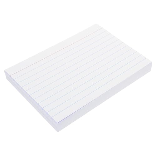 Tarjetas de índice Housoutil de papel blanco grueso para exposiciones claras 2