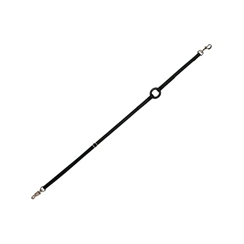 Dura-Tech Breakaway Nylon Cross Tie | Color Black | Breakaway for Horse Safety | Adjustable Stretch Feature | Heavy Duty Hardware | Includes Replacement Donuts | Stable Essential