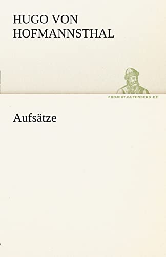 Aufsatze (German Edition)