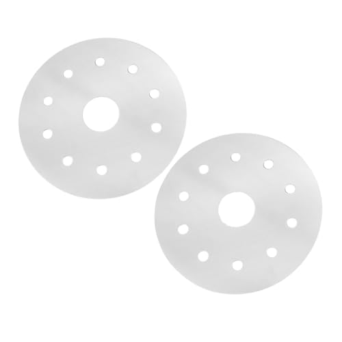 FIXOSHEE 2 Piezas Difusor Cocina Acero Inoxidable Placa Conductora Calor para Estufa Inducción y Vitrocerámica Resistente y Rápida Transferencia Térmica para Utensilios Hogar