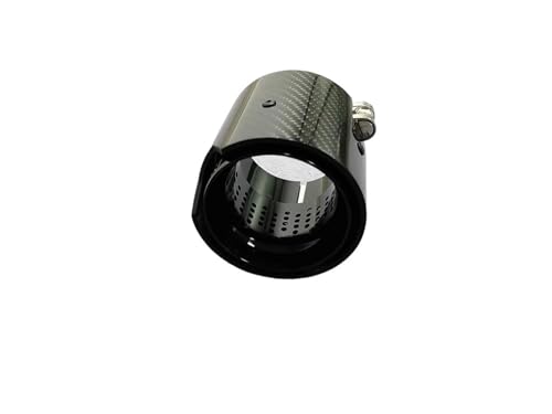 Silencieux d'échappement en carbone et noir brillant IN70mm pour une finition premium