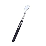 TOPPERFUN Telescopic Retroreflector Automotive Inspection Mirror Folding Design with Swivel Ball Joint for Versatile Viewing Automotive and Shipbuilding Industries