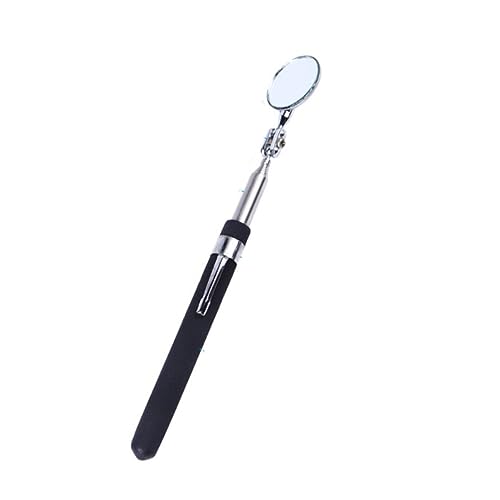 TOPPERFUN Telescopic Retroreflector Automotive Inspection Mirror Folding Design with Swivel Ball Joint for Versatile Viewing Automotive and Shipbuilding Industries