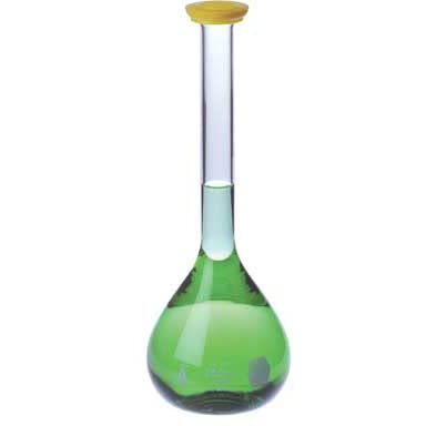 Kimble® KIMAX® Class A Serialized & Certified, Volumetric Flasks with Snap Caps, 100mL, case/12