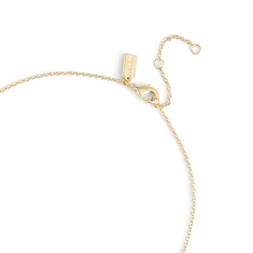 COACH Women's Signature Pearl Orb Pendant Necklace3