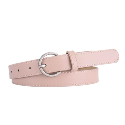 Women's Faux Leather Adjustable Belts Buckle Belt Casual Metal Buckle Summer Elegant Party Groove Belt