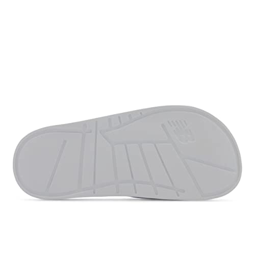 New Balance Women's Zare V1 Slide Sandal, White/White, 6