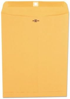 Universal Kraft Clasp Envelope, Center Seam, 28lb, 10 X 13, Brown Kraft, 100/Box