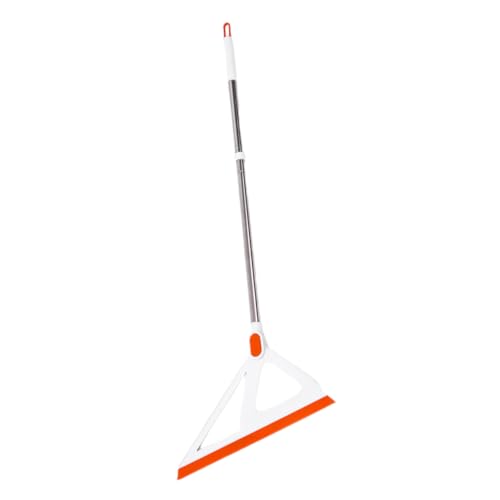 KOMBIUDA Silicone Floor Squeegee Scrubber Versatile Shower Tile Cleaner for Home Use Excellent for Bathrooms Kitchens and Garages with Efficient Water Wiping Design and Convenient Hanging