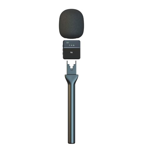 Professionale Intervistatore Mic Adapter Stick Con Supporto Intercambiabile Per Vari Dispositivi Costruzione Resistente Palmare Interviste Microfono