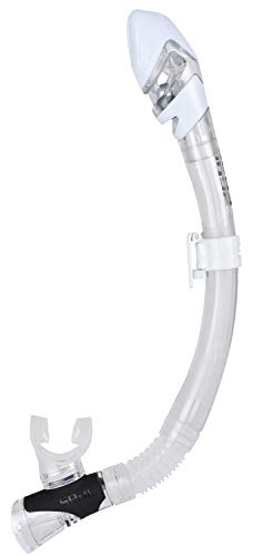 SEAC Unisex Adult Fast Dry Snorkel - White, One Size, transparent/white, standard