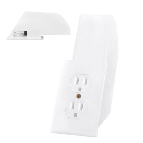 Caja fuerte para toma de corriente oculta - Soporte para llaves oculto para toma de pared, toma de corriente oculta creativa | Punto de ocultación segura práctico multiusos, toma de pared segura