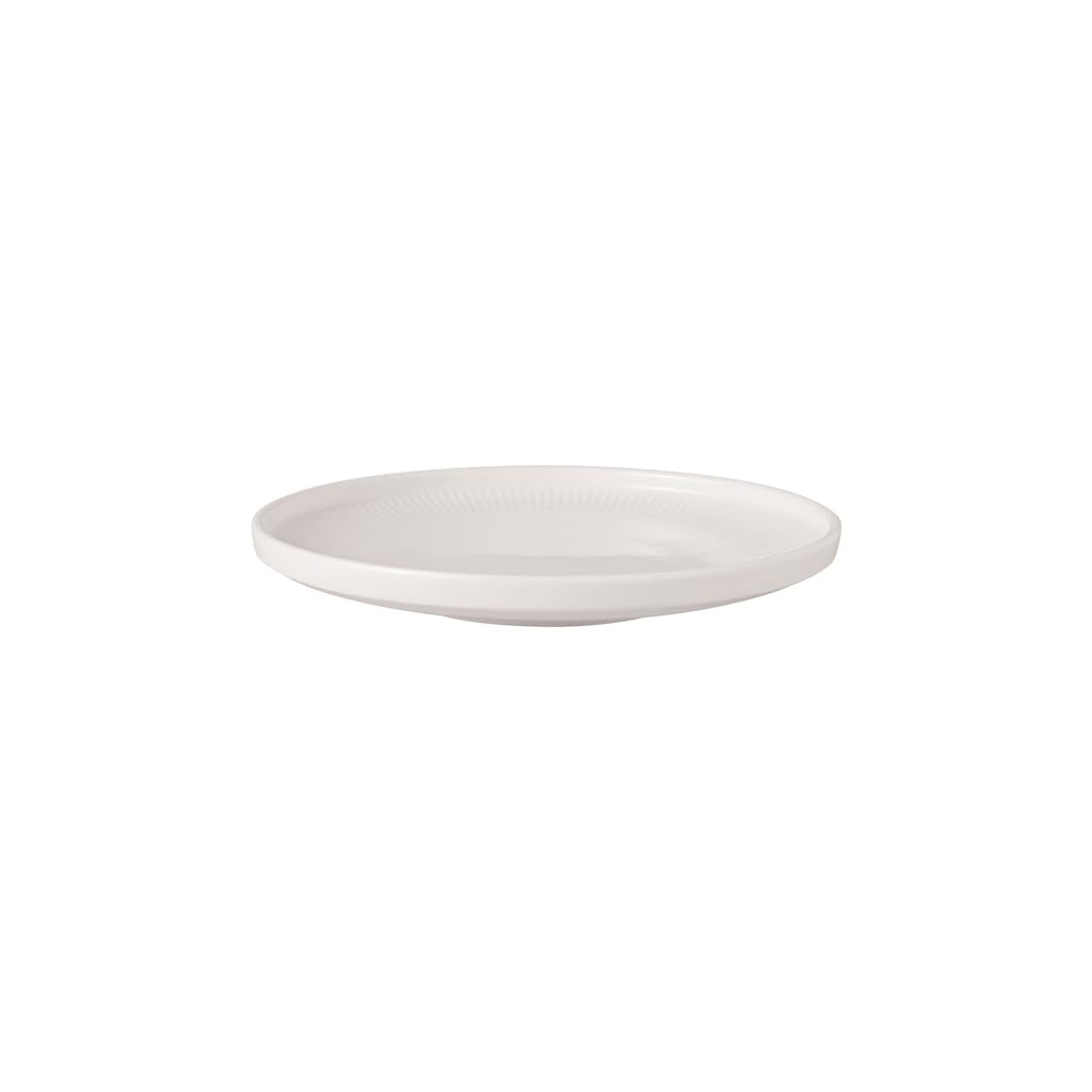 Villeroy & Boch - Afina piatti per il pane in porcellana premium, piccoli piatti, Made in Germany, lavabili in lavastoviglie e a prova di microonde, impilabili, bianchi, set da 6 pezzi