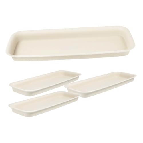 Anneome 4個 防漏設計植木鉢受け皿 耐久性に優れ変形 破損防止 土のこぼれ防止で床を清潔に保 屋内外兼用盆栽 鉢植え用トレイ 内寸