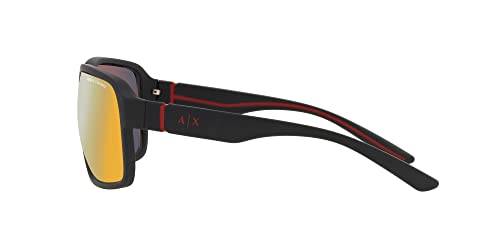 Image of Armani Exchange mens Ax4131su Universal Fit Square Sunglasses