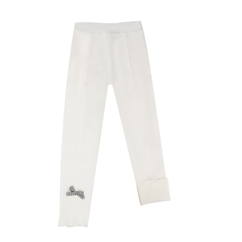 Looching Baby Girls Cotton Footless Tights Fleece Lined Leggings Full Length Ankle Pants Winter Thick Stockings2