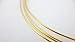 20 Gauge 1 Inch 99.99% Pure 24K Solid Yellow Gold Wire Round 1/4 Hard by CRAFT WIRE