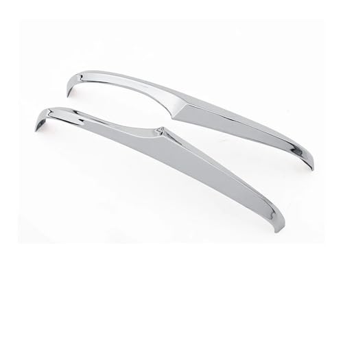 ZGGRB レクサス LX 570 LX570 2016-2021 用 バックミラーカバー ハイライトストリップ クローム 装飾改造アクセサリー(Silver)