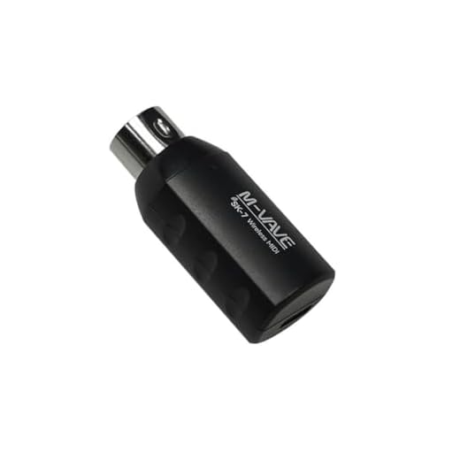 M-VAVE SK7 - Adaptador MIDI inalámbrico, interfaz de entrada/salida MIDI DIN5 con Bluetooth 5.0 para teclados, sintetizadores y controladores – Latencia ultrabaja, compatible con iOS/Android/Windows