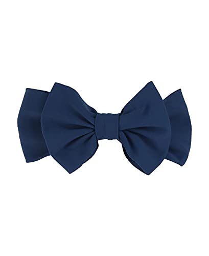 RuffleButts® Girls Navy Swim Bow Headband - One Size