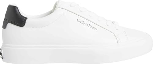 Baskets Calvin Klein femme blanc 37 HW0HW02037 - Sneakers cuir mode