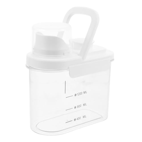 Gatuida Dispensador De Arroz Hermético Transparente 2.8l Recipiente De Plástico Resistente Almacenamiento De Cereales y Granos Para Cocina Doméstica