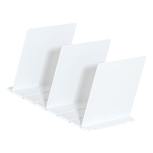 Vdaxvme Separador de estantes multiusos ajustable y resistente, accesorio para organización de armario, separador de almacenamiento transparente