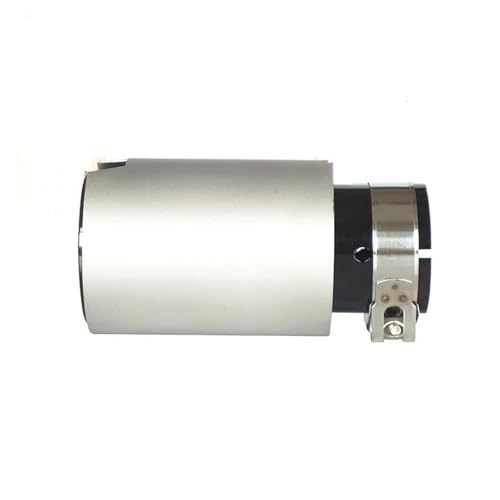 Tuyau d'échappement universel en acier inoxydable mat 70mm pour voiture
