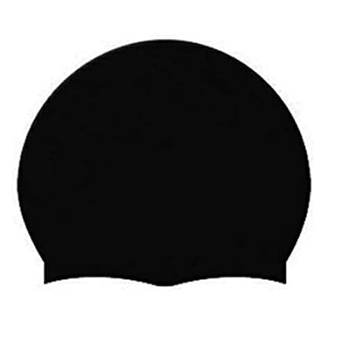 SPIRO Silicone Swimming Cap - Appropriate for Long & Short Hair, Cover Head to Keep Hair Dry, Anti-Slip Comfortable, High Elasticity (Color : Multicolor/Black) (Style : Solid) (Model : KK) (B0BKWS2DWZ) Amazon Price History, Amazon Price Tracker