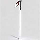 Bastón de senderismo de escalada nocturna, brillante, multiusos, con luz, recargable por USB, ayuda de movilidad portátil para mujeres y hombres, hogar, camping, senderismo, emergencia, regalo para